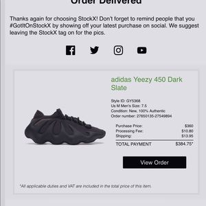 Yeezy mens size 7.5 too small for me
